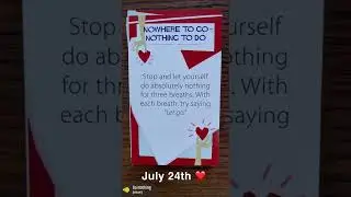 July 24th oracle card: self-compassion