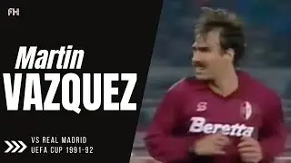 Rafa Mart&iacute;n V&aacute;zquez ● Skills ● FC Torino 2:0 Real Madrid ● UEFA Cup 1991-92
