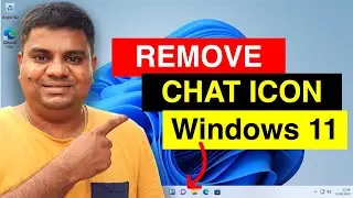 How to Remove Chat (Icon) - Windows 11