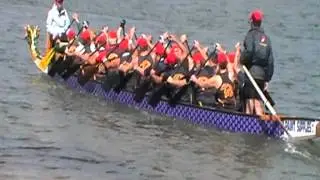 Dragon Boat race over 500m. Powerblades 20s team (race review video-shaky)