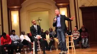 Canvass Director Rod Adams and Martin O'Malley at #PPL1stSummit