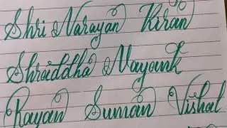 Let's write my subscribers names// @artbyvincy