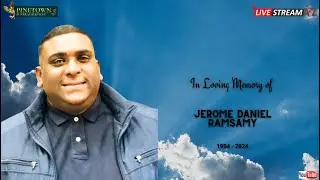 The Graduation Service of Jerome Daniel Ramsamy