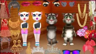 four talking Tom Billy dulha dulhan ka funny bridal makeup👄💄💅video part-10 @Magicstudio3