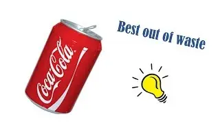 Coke DIY Tin Can Crafts & Reuse Idea | DIY Craft Idea | Easy & Cool Craft idea | Best out of waste