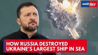 ON CAM: How Russia's Sea Drone Attack DEMOLISHED BIGGEST WARSHIP Of Ukraine | #russiaukrainewar