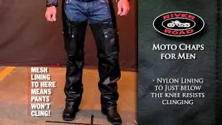 River Road Moto Chaps for Men at BikeBandit.com