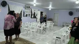 Culto de missões em Osório RS missionária Joelma louvando a Deus 20/12/2025.