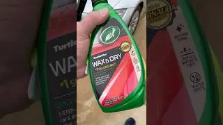 TurtleWax Wax & Dry Spray!