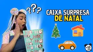 Caixa surpresa de NATAL- divirta-se fazendo arte com massinha, recorte, colagem e pintura.