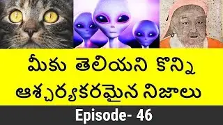Top 10 Unknown Facts in Telugu | Episode - 46 | Interesting and Amazing Facts | Telugu Badi