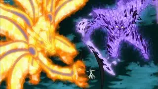 Naruto teamed up with Sasuke to penetrate the Ultimate Defense of Six Paths of Pain