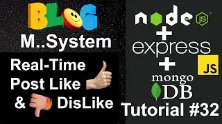 Real-Time Like and DisLike Post using Socket.IO in Node JS | Real-Time Likes and DisLike in Node JS