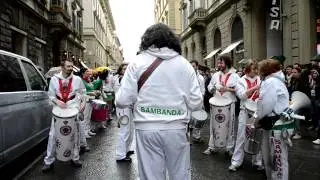 Samba, sambanda, street performance florence, 2012