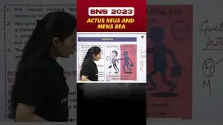 BNS 2023 | Actus Reus and Mens Rea #Shorts #BNS2024 #CriminalLaw