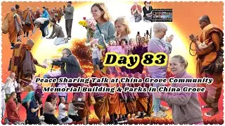 🕊️Peace Sharing Talk at China Grove Community Memorial Building & Parks in China Grove🕊️