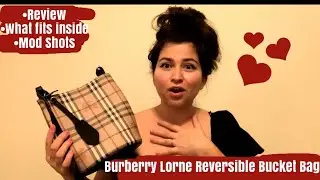 Обзор сумки-ведра Burberry Lorne Bucket Crossbody + фото модов