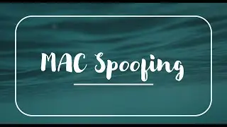 MAC Spoofing. Change MAC Address. MACCHANGER in Kali Linux. Ethical Hacking Tutorials #macspoofing