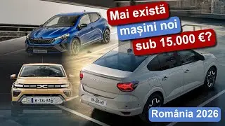 Mai există mașini NOI sub 15.000 €? (Top 5 România 2026)
