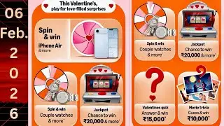 Amazon Valentine's, Special Day Quiz Answer Today | This Valentine's,Play for love Filled surprise 