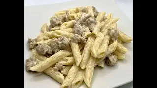 Primo piatto goloso? Prova PASTA BIRRA E SALSICCIA - Ricetta primo piatto facile e delizioso!