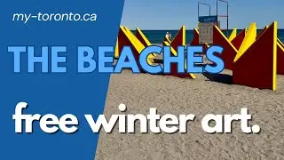 Winter Art at Woodbine Beach. Explore Toronto