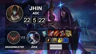 ADC Jhin vs Jinx - LOL EUW Grandmaster Season 12 Patch 12.4