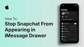 How to Stop Snapchat From Appearing in iMessage Drawer