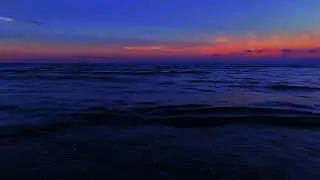 Sleep Background with Night Ocean Waves | Soft Ocean Sound