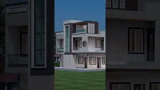 30*60 Corner Elevation Design G+1 With best open Space