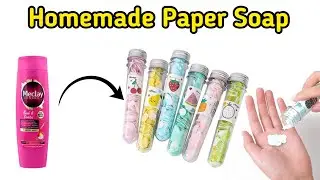 Homemade Paper Soap | how to make a paper soap at home | Easy DIY paper craft