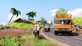 ગાયો ખોવાણી સસરાની 🐄 😅😆 આઈસર ટ્રક | ખટારા વાળી ગેમ | Gujarati Game