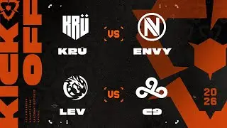 KR&Uuml; x ENVY | LEV x C9 | VCT Americas Kickoff | Semana 2 - Dia 2