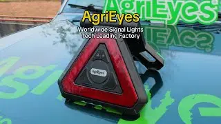 AgriEyes W227 LED Road Safety Triangle Light, LED Emergency Warning lights.