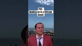 When the beach feels like a real-life game of human Tetris in Chicago!