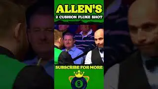 Allen&rsquo;s CRAZY 3-Cushion Fluke! 😱🎱#snooker #shorts