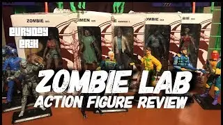 Zombie Lab 1/18 Scale Zombie Action Figures Toy Review! Great with GI Joes! Locker Toys Group