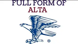 Full Form Of Alta/क्या आप जानते हैं Alta का फुल फॉर्म/ क्या आपको पता है Alta का फुल फॉर्म #alta