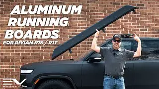 Идеальные подножки для Rivian R1T / R1S &mdash; сверхлегкие алюминиевые подножки RMaxx!