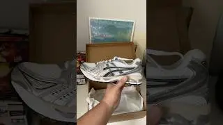Unboxing Asics Gel-Kayano 14 in White/Graphite Grey #asics #running