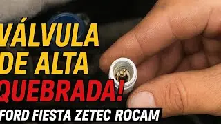 Como trocar a válvula de alta do ar-condicionado Ford Fiesta Zetec Rocam | Passo a passo completo