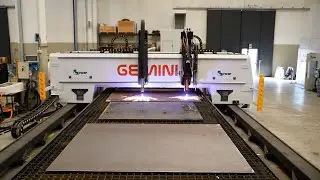 Gantry Style Plate Processor Machine with Diverse Fabrication Capability Model Gemini HDE