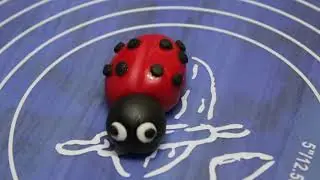 How to make a fondant ladybug/ sugar ladybug tutorial