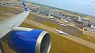 STUNNING BOEING 767 TAKE OFF!  Icelandair departure from London Heathrow Airport