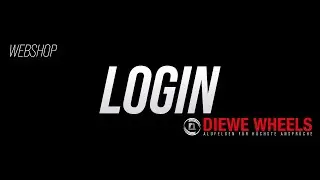 #004 DIEWE Wheels Webshop &ndash; Login