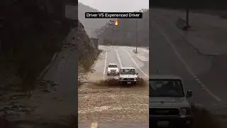 Driver vs Experienced driver 🏁 #shorts #shortsfeed #driving #car