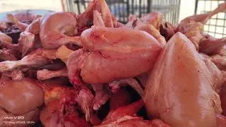 best chicken cutting skills | chicken cutting | Bhaii Food