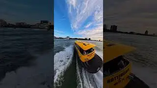 Best &euro;5 watertaxi ride to cruise ship in Rotterdam! 😎⚓️