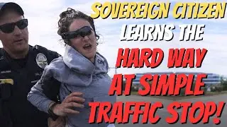 Sovereign Citizen WOULD NOT Comply At Traffic Stop And PAID The Price