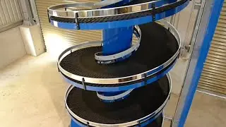 NEXUS Gravity-Roller & Motorized Spiral Conveyor - Carton Handling - Upwards & Downwards